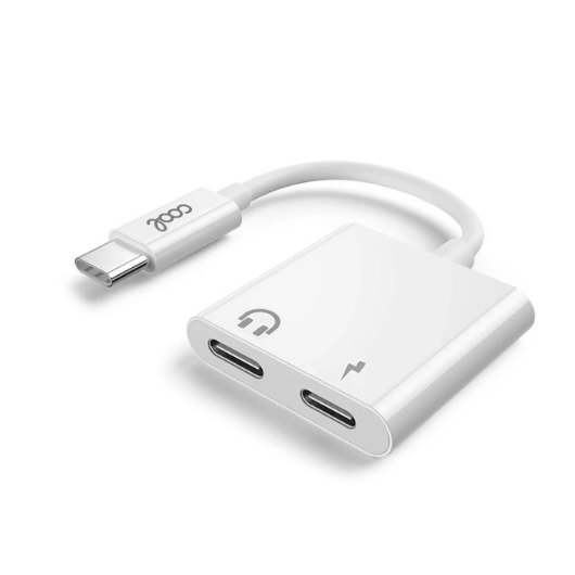 ADAPTADOR COOL DUAL USB-C AUDIO+CARGA