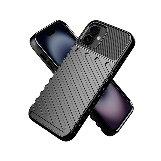 FUNDA COOL IPHONE 16 THUNDER NEGRO