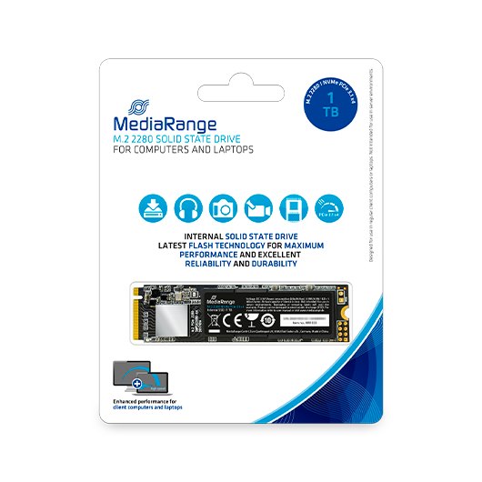 DISCO DURO M2 SSD PCIE3 MEDIARANGE 1TB