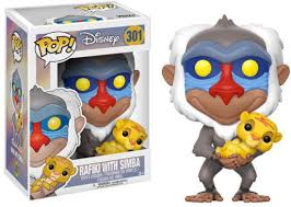 *Funko pop el rey leon rafiki con simba