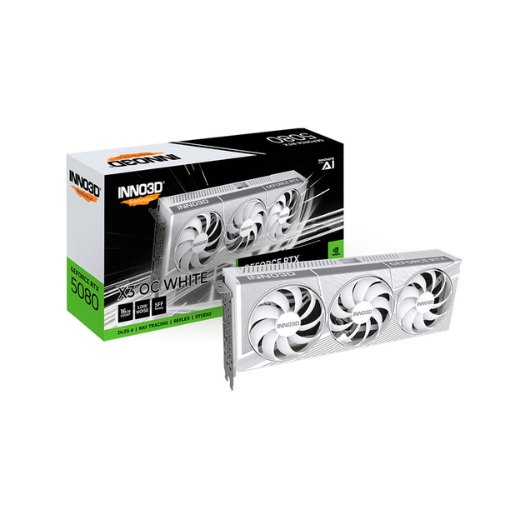 TARJETA GRÁFICA INNO3D RTX 5080 16GB  X3 OC WHITE