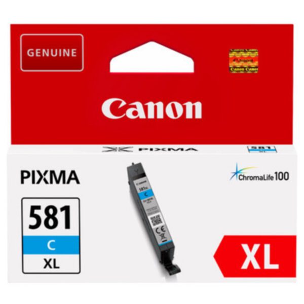 *Cartucho tinta canon cli 581 c xl cian pixma tr7550 - tr8550 - ts6150 - ts6151 - ts8150 - ts8151 - ts8152 - ts9150 - ts9155