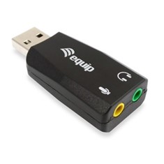 *Adaptador de audio equip tarjeta de sonido usb