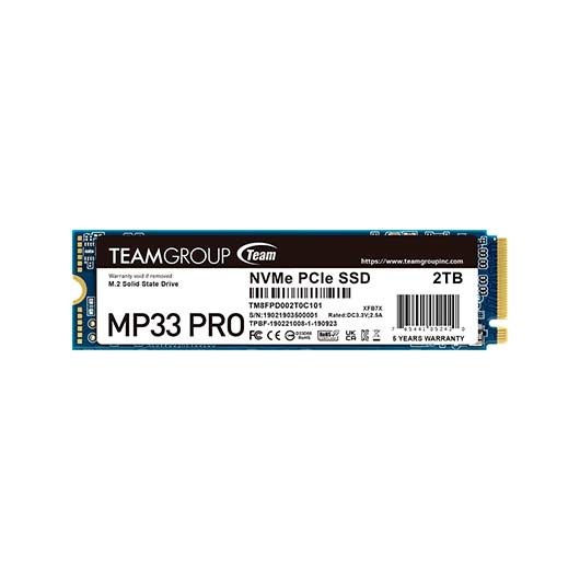 DISCO DURO M2 SSD 2TB TEAMGROUP MP33 PRO GEN3x4 PCI-E 3.0