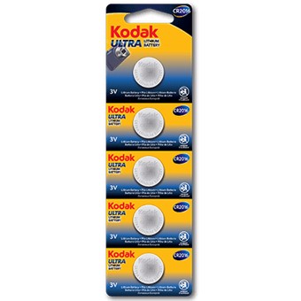 *Blister pilas kodak boton litio ultra 2016 blister carton perforado -  5 pilas