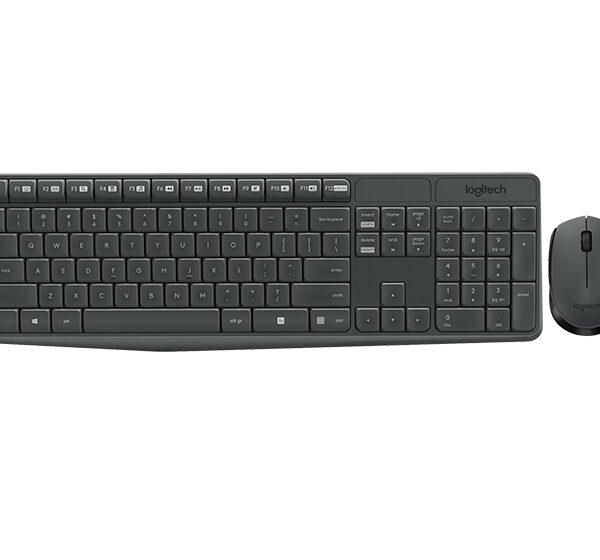 TECLADO+RATÓN LOGITECH MK235 WIRELESS NEGRO