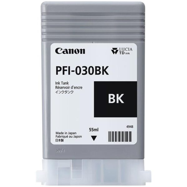 *Cartucho canon pfi - 030 negro ta - 20ta - 20 mfp l24eita - 30ta - 30 mfp l36ei