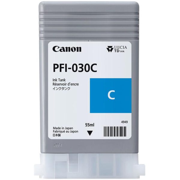 *Cartucho canon pfi - 030 cian ta - 20ta - 20 mfp l24eita - 30ta - 30 mfp l36ei