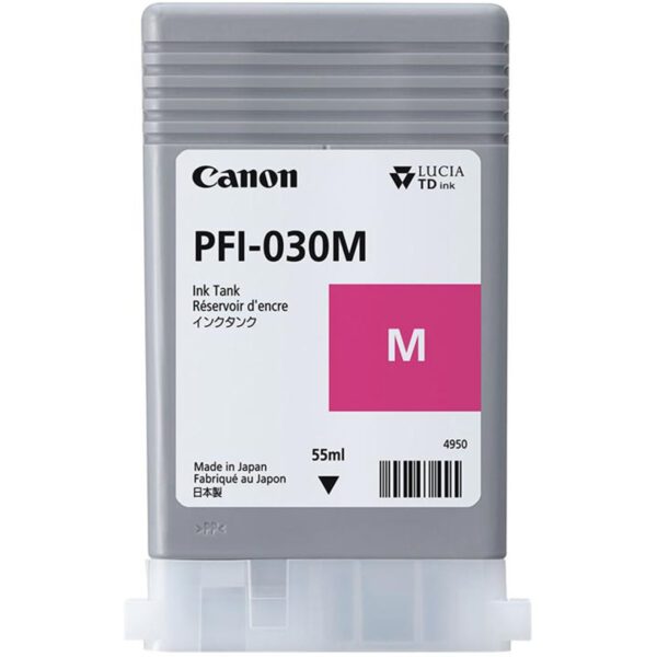 *Cartucho canon pfi - 030 magenta ta - 20ta - 20 mfp l24eita - 30ta - 30 mfp l36ei