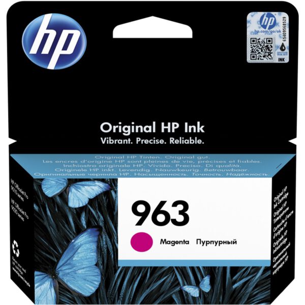 *Cartucho tinta hp 963 3ja24ae magenta 10.74ml 700 paginas