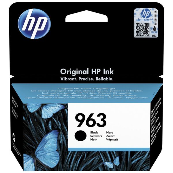 *Cartucho tinta hp 963 3ja26ae negro 24.09ml 1000 paginas