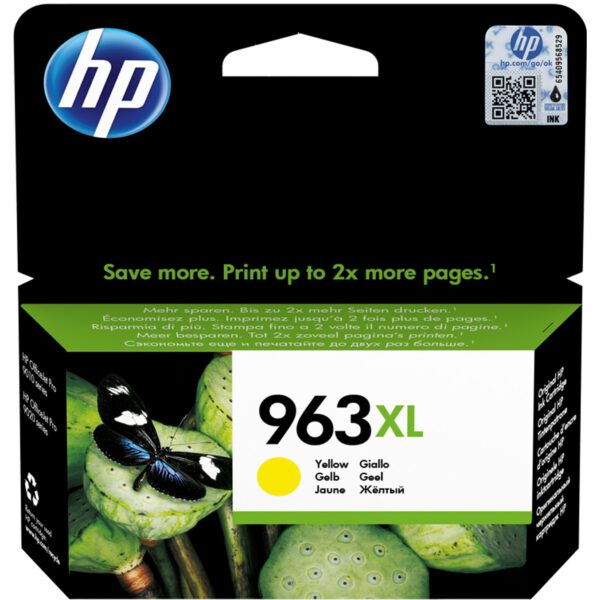 *Cartucho tinta hp 963xl 3ja29ae amarillo 23.25ml 1600 paginas