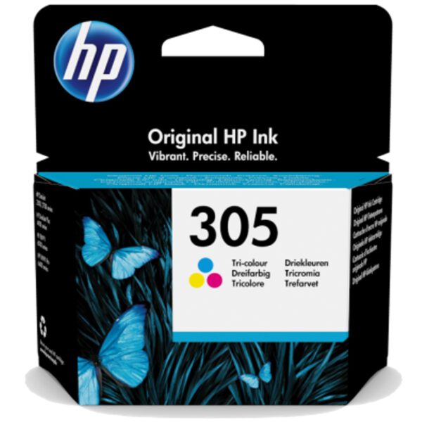 *Cartucho tinta hp 305 3ym60ae tricolor deskjet 1210 - 1212