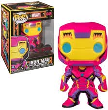*Funko pop marvel black light ironman multicolor 48846