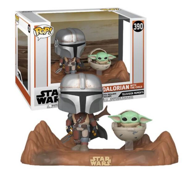 *Funko pop star wars the mandalorian the mandalorian & baby yoda