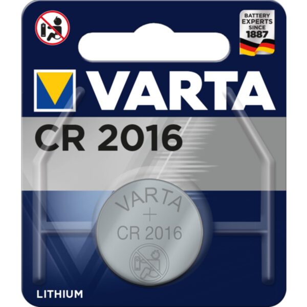 *Blister pilas varta litio boton cr 2016 3v
