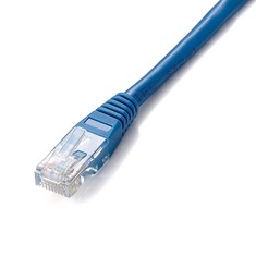 *Cable red equip latiguillo rj45 u -  utp cat6 0.25m azul