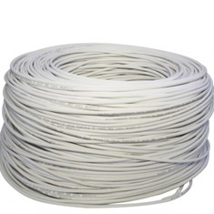 *Cable utp cat 5+ especial exterior blanco bobina 250m