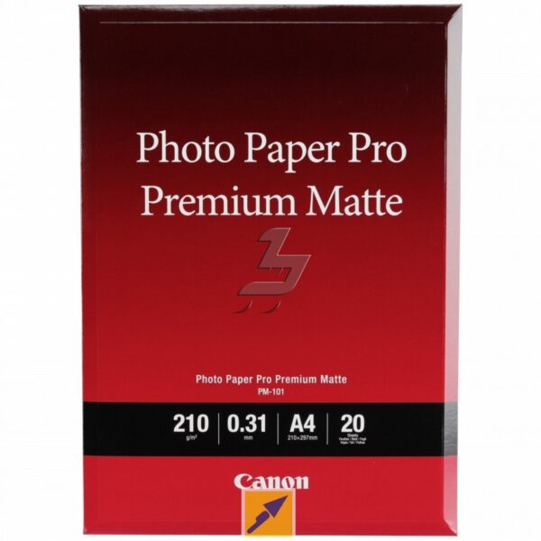 *Papel fotografico canon 8657b005 pro premium pm - 101 -  210 x 297 mm -  20 hojas a4