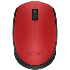 *Mouse raton logitech m171 optico wireless inalambrico rojo