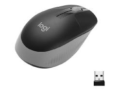 *Mouse raton logitech m190 full size optico wiireles inalambrico gris claro