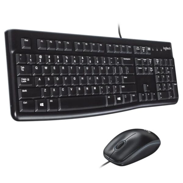 *Combo teclado y raton logitech mk120 optico usb 2.0 negro