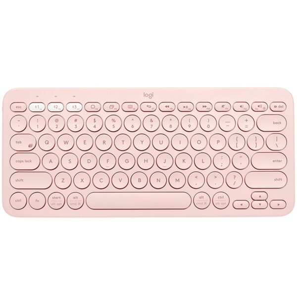 *Teclado logitech k380 multi - device bluetooth rosa