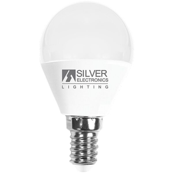 *Bombilla led silver electronic esferica decorativa 7w=70w -  e14 -  5000k -  620 lm -  luz blanca -  a+