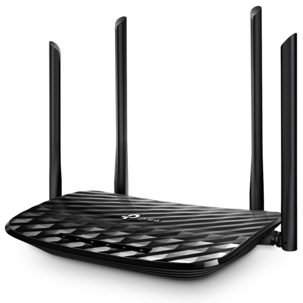 *Router wifi archer c6 ac1200 dual band 300mb en 2 -4ghz y 867mb 5ghz 5p giga 4 antenas fijas tp link