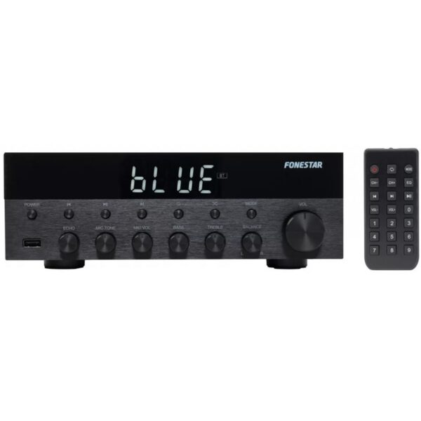 *Amplificador estereo hifi fonestar as - 1515 - bluetooth - radio fm - 15 + 15 w rms usb -  mp3