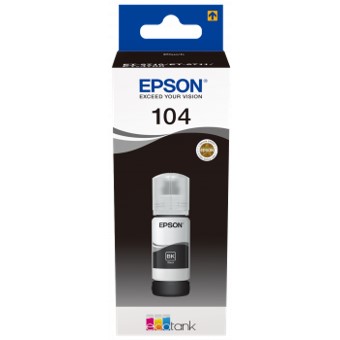 *Cartucho ecotank epson 104 negro ink 65ml botella