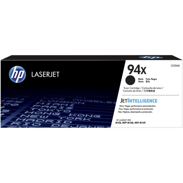 *Toner hp 94x cf294x negro 2800 paginas
