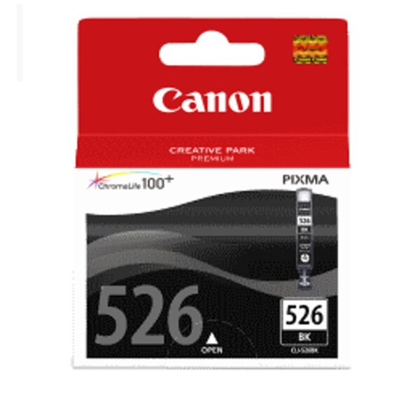 *Cartucho tinta canon cli 526 negro 9ml ip 4850 -  mg 5150 -  5250 -  6150 -  8150