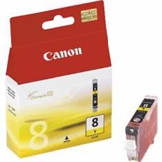 *Cartucho tinta canon cli8 amarillo 8ml pixma 4200 -  5200 -  6600 -  mp500 -  800