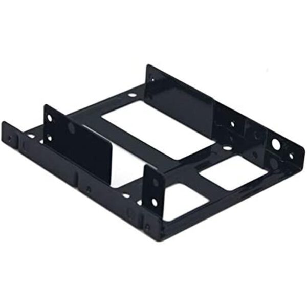 *Adaptador bahia  coolbox 3.5 a 2.5 x2 hdd ssd interno metalico