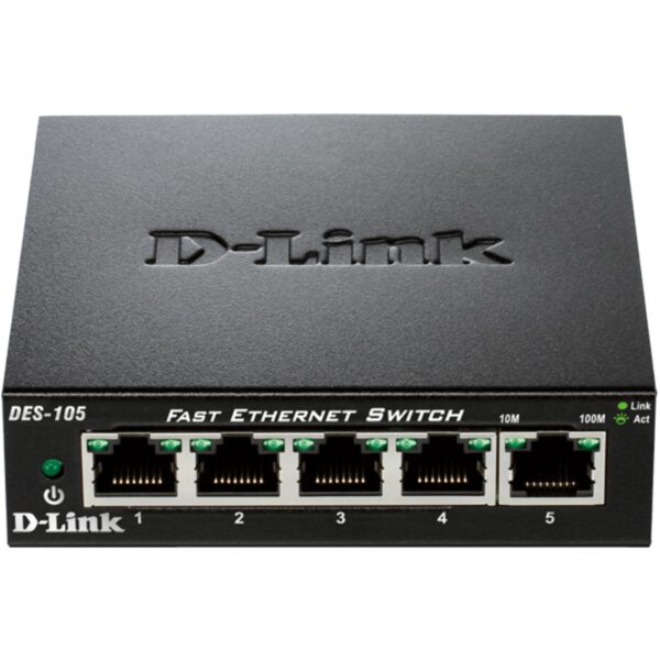 *Switch 5 puertos 10 - 100 fast ethernet d - link