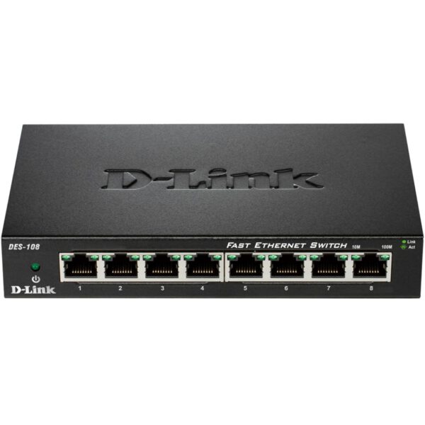 *Switch 8 puertos 10 - 100 fast ethernet d - link