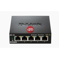 *Switch d - link 5 ptos 10 - 100 - 1000 gigabyte metal