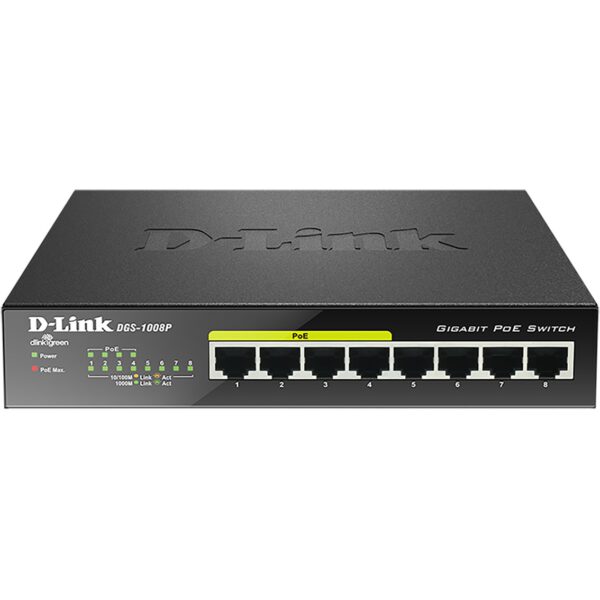 *Switch 8 puertos gigabit poe d - link