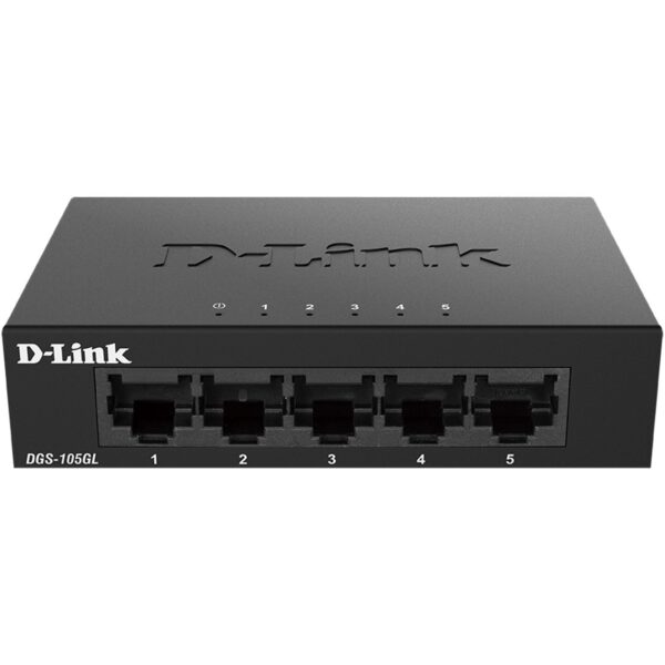 *Switch d - link 5 puertos gigabite plug & play metal