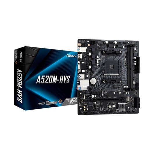 *Placa base asrock am4 a520m - hvs m - atx 90 - mxbe60 - a0uayz