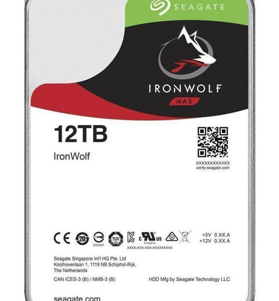 *Nas hdd ironwolf 3.5 pulgadas 12 tb seríal ata iii