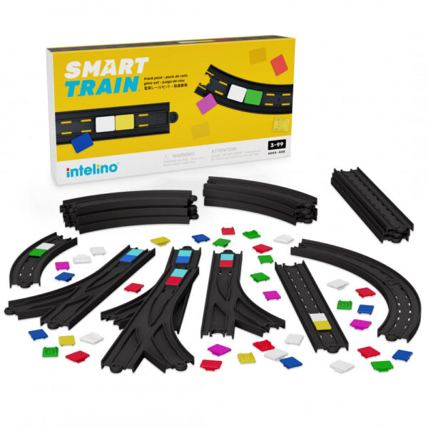 *Extensiones vias de tren intelino tren robot intelino