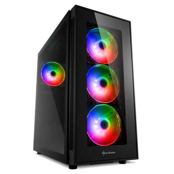 *Caja sharkoon tg5 pro atx 2 x usb 3.0 2 x usb 2.0 sin fuente rgb