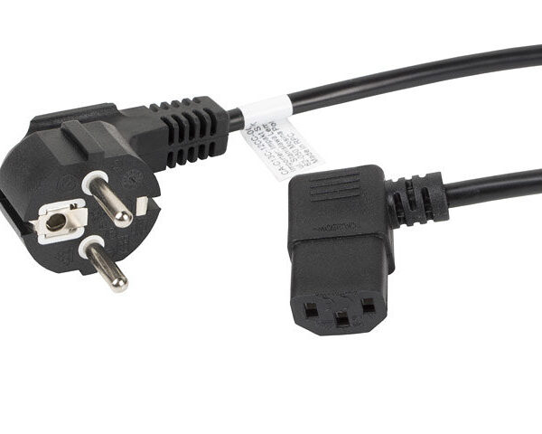 *Cable de alimentacion lanberg schuko cee 7 - 7 a iec320 c13 acodado 1.8m