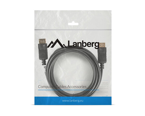 *Cable displayport lanberg macho macho 4k 3m negro