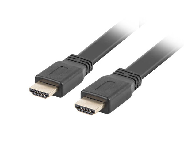 *Cable hdmi lanberg macho - macho v2.0 4k plano 5m negro