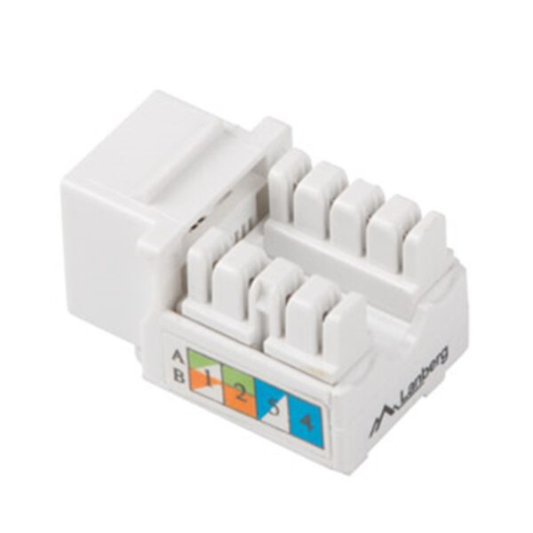 *Conector keystone lanberg cat 5e utp rj45 90 grados