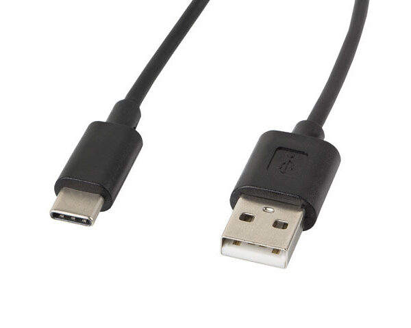 *Cable usb lanberg 2.0 macho -  usb tipo c macho 1.8m negro