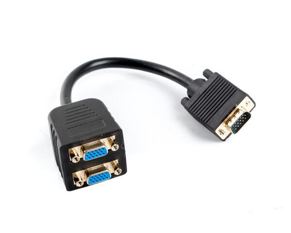 *Adaptador lanberg vga - vga x2 20cm